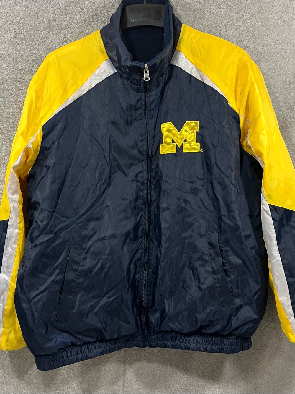 Michigan Wolverines Reversible Jacket G-III Sports Carl Banks Mens Large